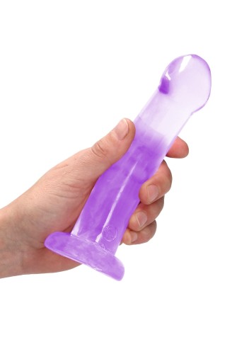 ŻELOWY PENIS Z PRZYSSAWKĄ 17CM