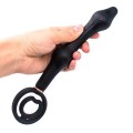 POMPOWANE CZARNE DILDO KULKI B-SERIES