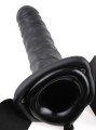 CZARNY PENIS STRAP ON 20 CM