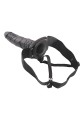 CZARNY PENIS STRAP ON 20 CM REAL RAPTURE