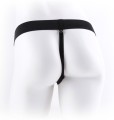 PENIS STRAP ON Z JĄDRAMI BRĄZOWY 24CM