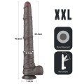 BRĄZOWY PENIS DILDO 40CM