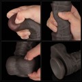 BRĄZOWY PENIS DILDO 40CM