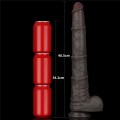 BRĄZOWY PENIS DILDO 40CM