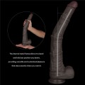 BRĄZOWY PENIS DILDO 40CM