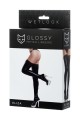 POŃCZOCHY BŁYSZCZĄCE Z KORONKĄ ELIZA