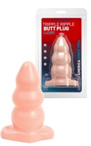 DUŻY KOREK ANALNY Z FAŁDAMI NATURALNY