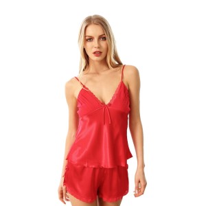 KOMPLET SATYNOWA PIŻAMA