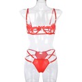 KOMPLET BIELIZNY EROTYCZNEJ CZERWONY
